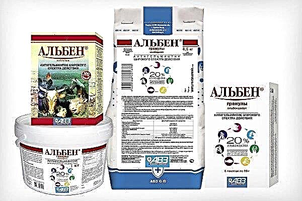 Alben - an anthelmintic drug for parasites in chickens